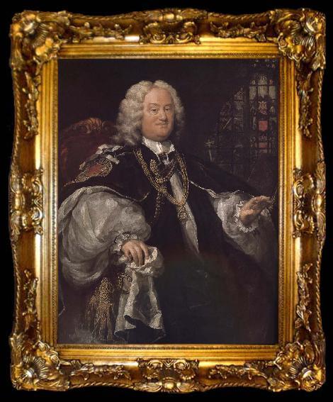 framed  William Hogarth Wen was the Bishop of Sterling, ta009-2